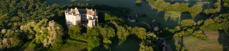 Château du Bouchet dans le Parc naturel régional de la Brenne