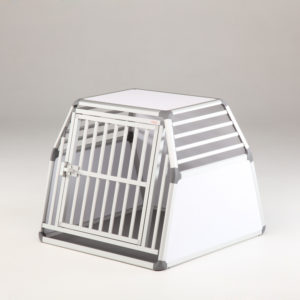 Cage de transport pour un ou deux chiens de taille M, L, XL dans une voiture